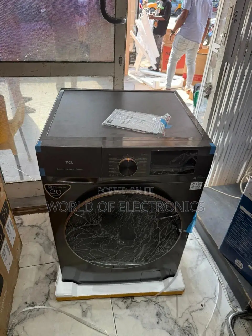 Available 10.5kg Front Load Inverter TCL Washing Machine Electric