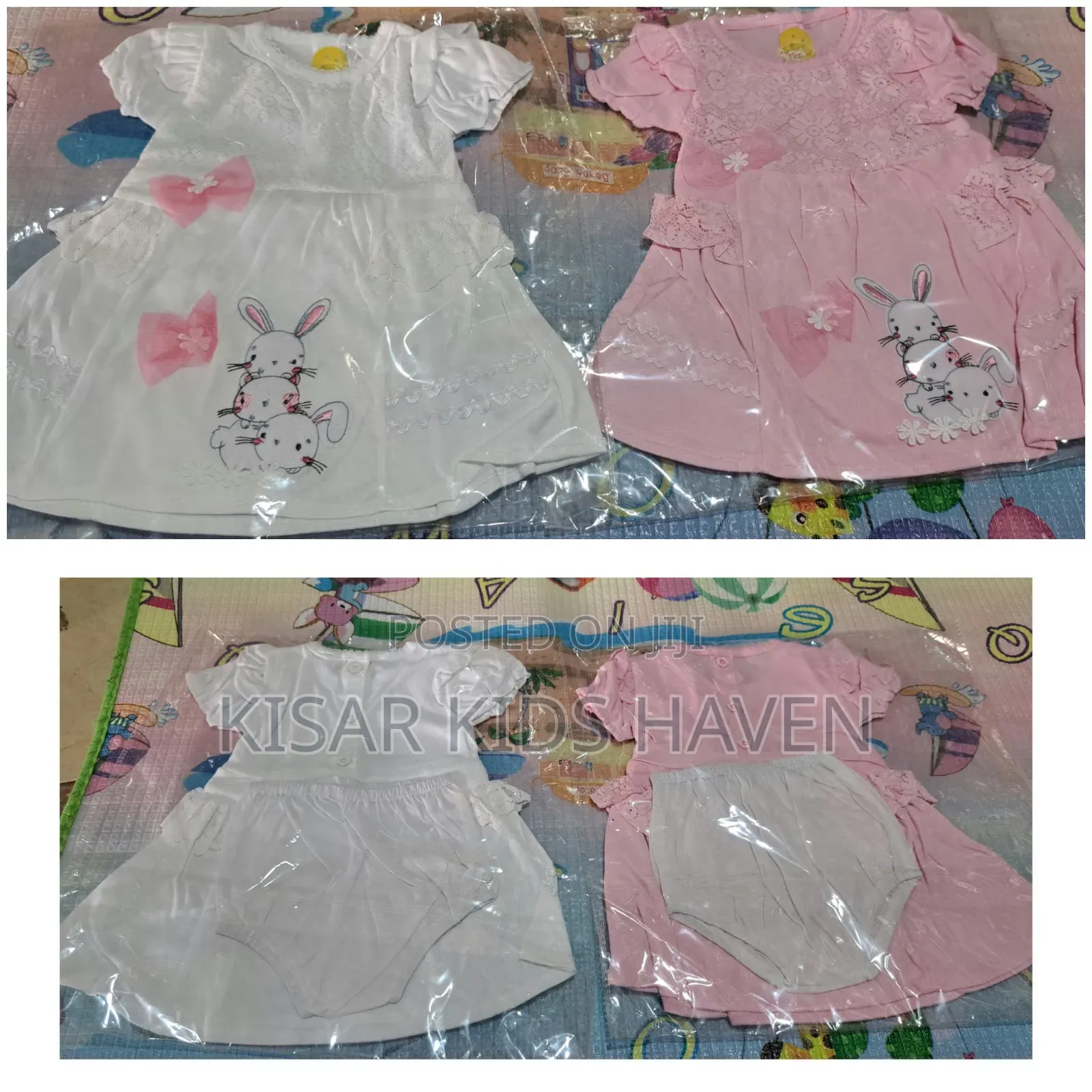 Baby Girl Dress 0 to 3 Months ( Twins Girls ) Price for 1