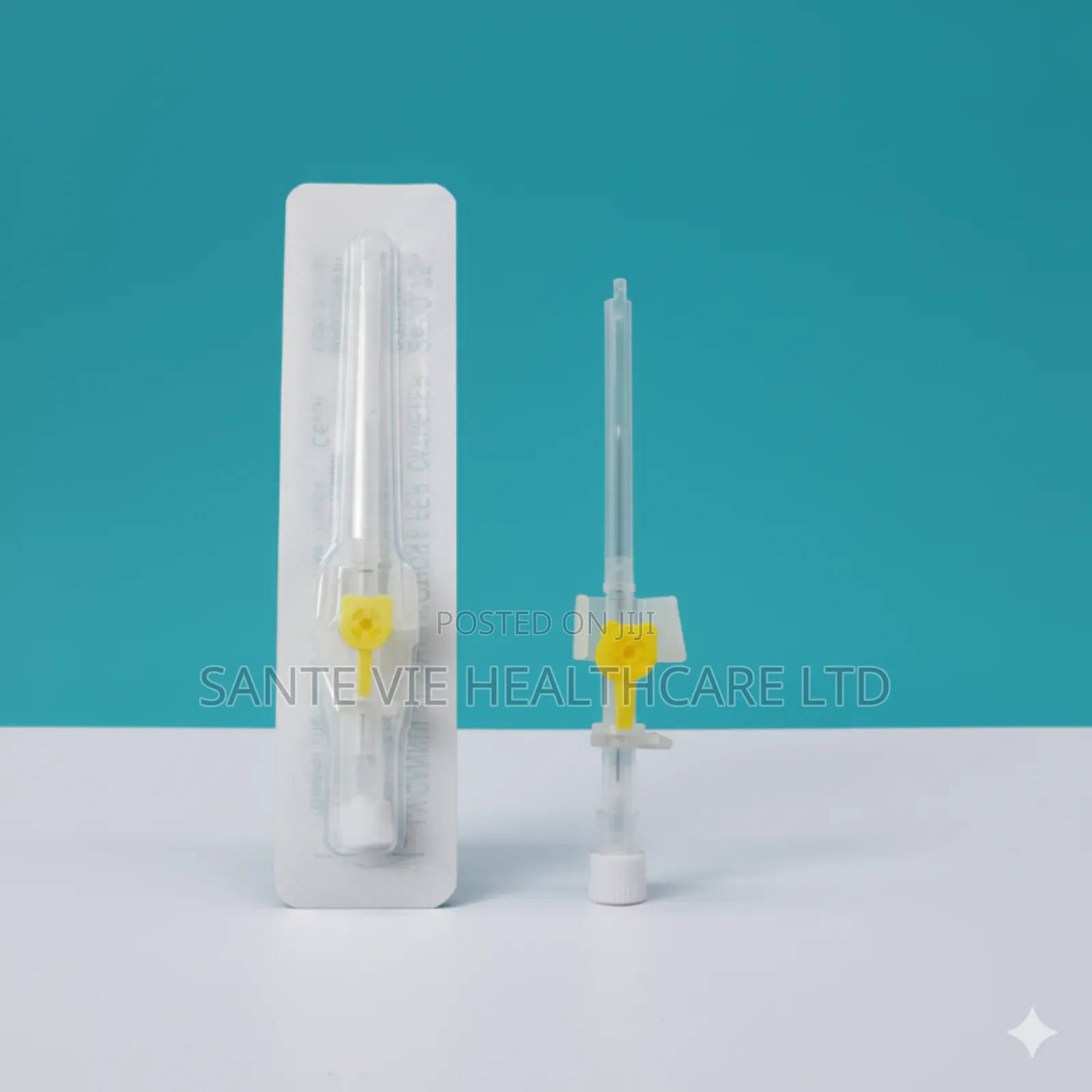 Yellow Iv Cannula 24 Gauge
