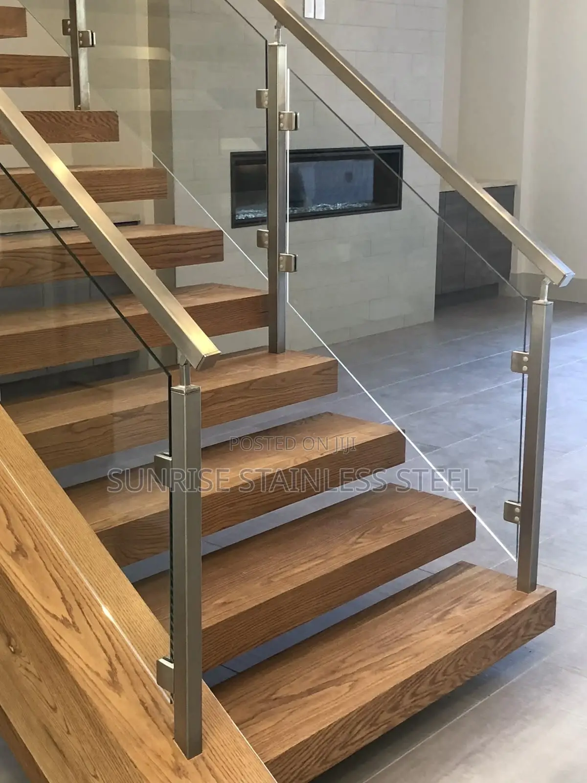 Sunrise Stainless Plain Glass Railing and Balcony