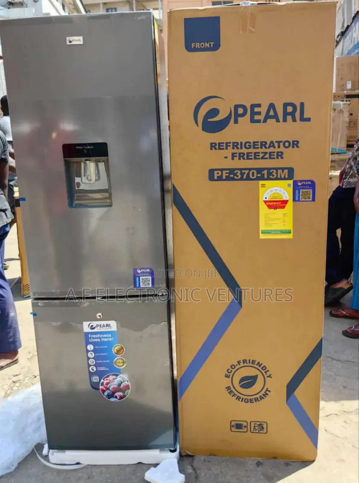Pearl 262-Litres Button Freezer With Dispenser Fridge(Pf-370-13m)
