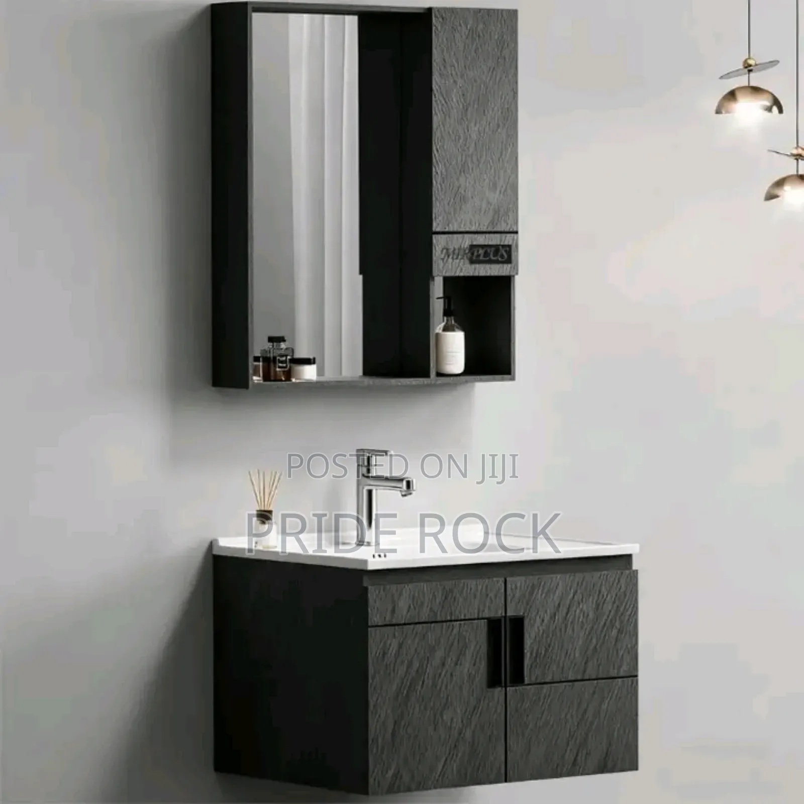 Cabinet Basin,Vanity Basin With Tap and Pop Up Waste, 80cm