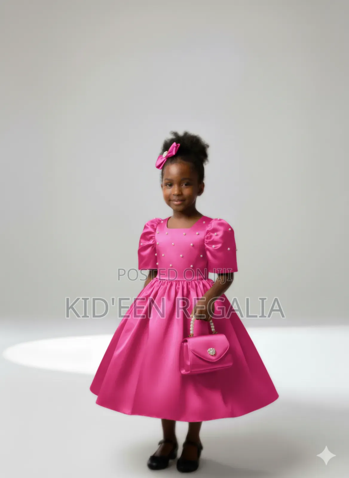 Beautiful Girls Satin Dresses for Girls 1- 6 Years / Kid'een Regalia