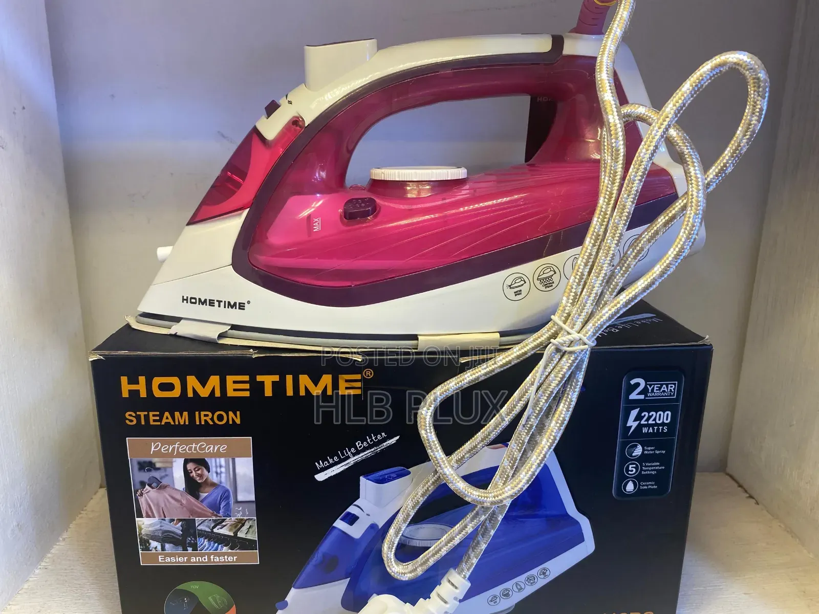 2200w Original Hometime Steam Iron
