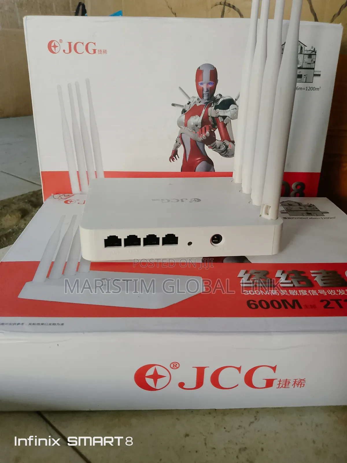 JCG Smart Wireless Router Repeter 600m ( Does Not Support Sim Card )