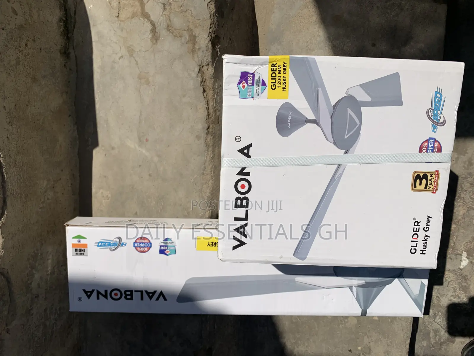 Brand New Valbona Ceiling Fan (Husky Grey)