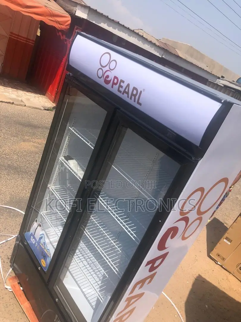 Pearl 400l Double Glass Door Display Fridge Keep It Cool