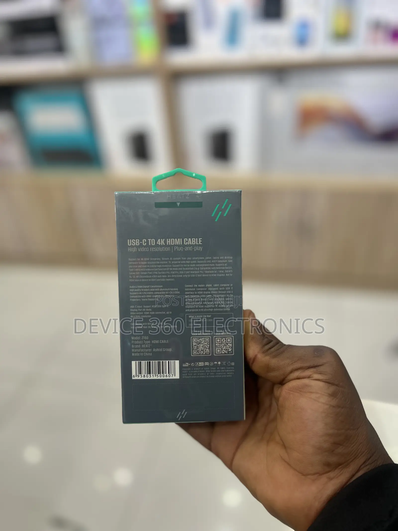 Heatz Usb-C to Hdmi Cable
