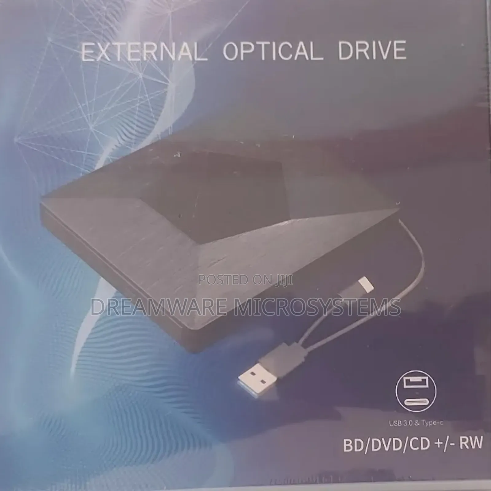 External Blu Ray Drive, Portable Bluray Drive Usb 3.0 And Type-c Bd