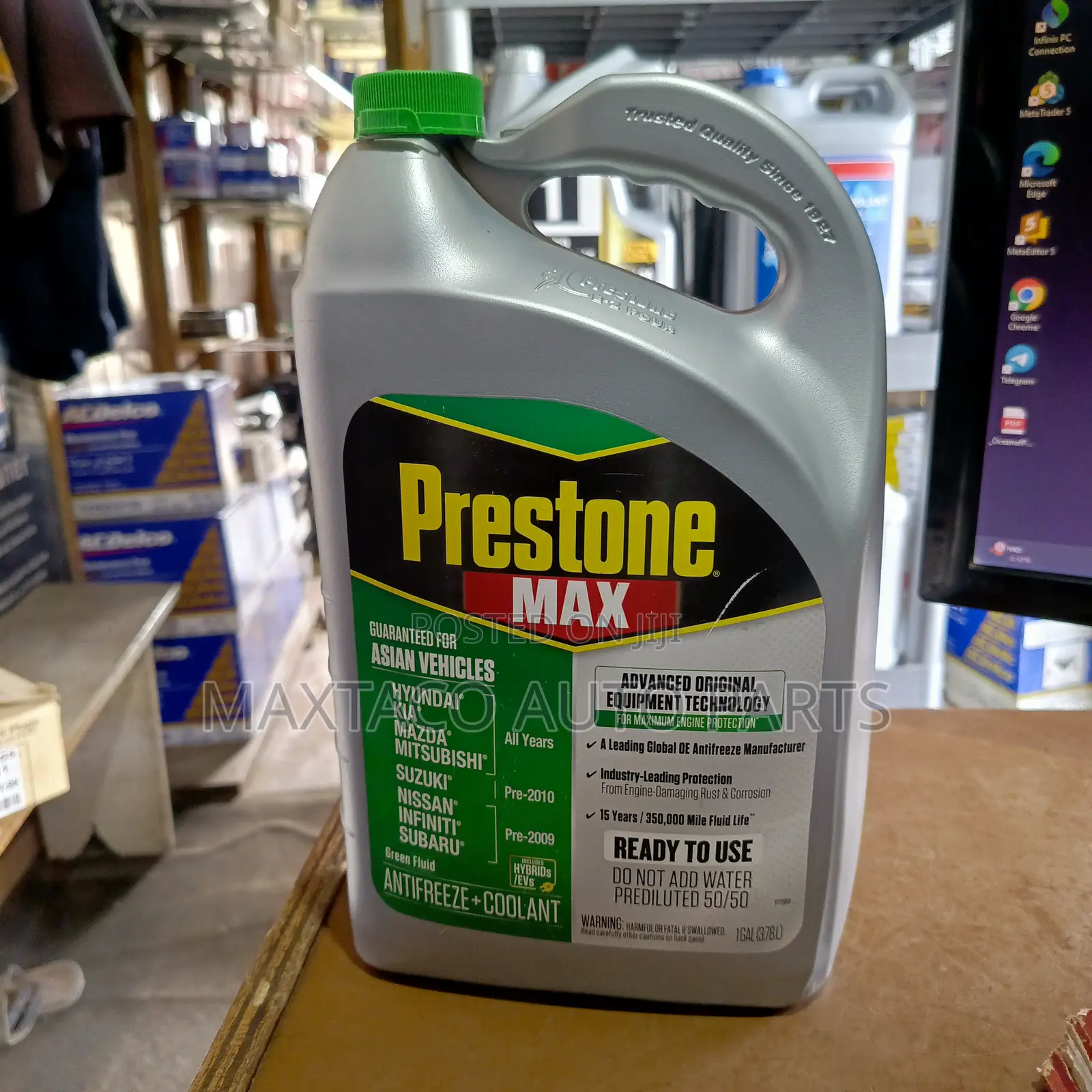 Prestone Max Green Antifreeze Coolants
