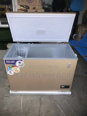 Strong Cooling Nasco Chest Freezer 318 Liters Gold Color
