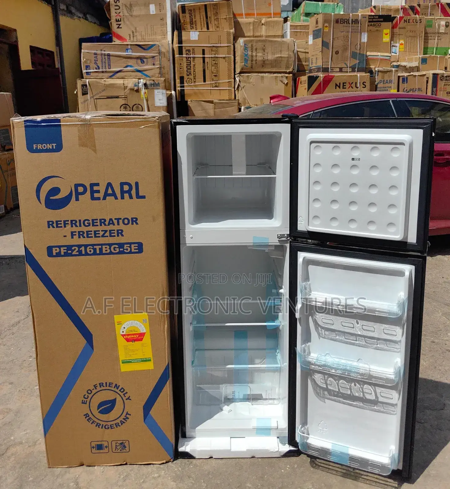 Pearl 136-litres Refrigerator(Pf-216tbg-5e)