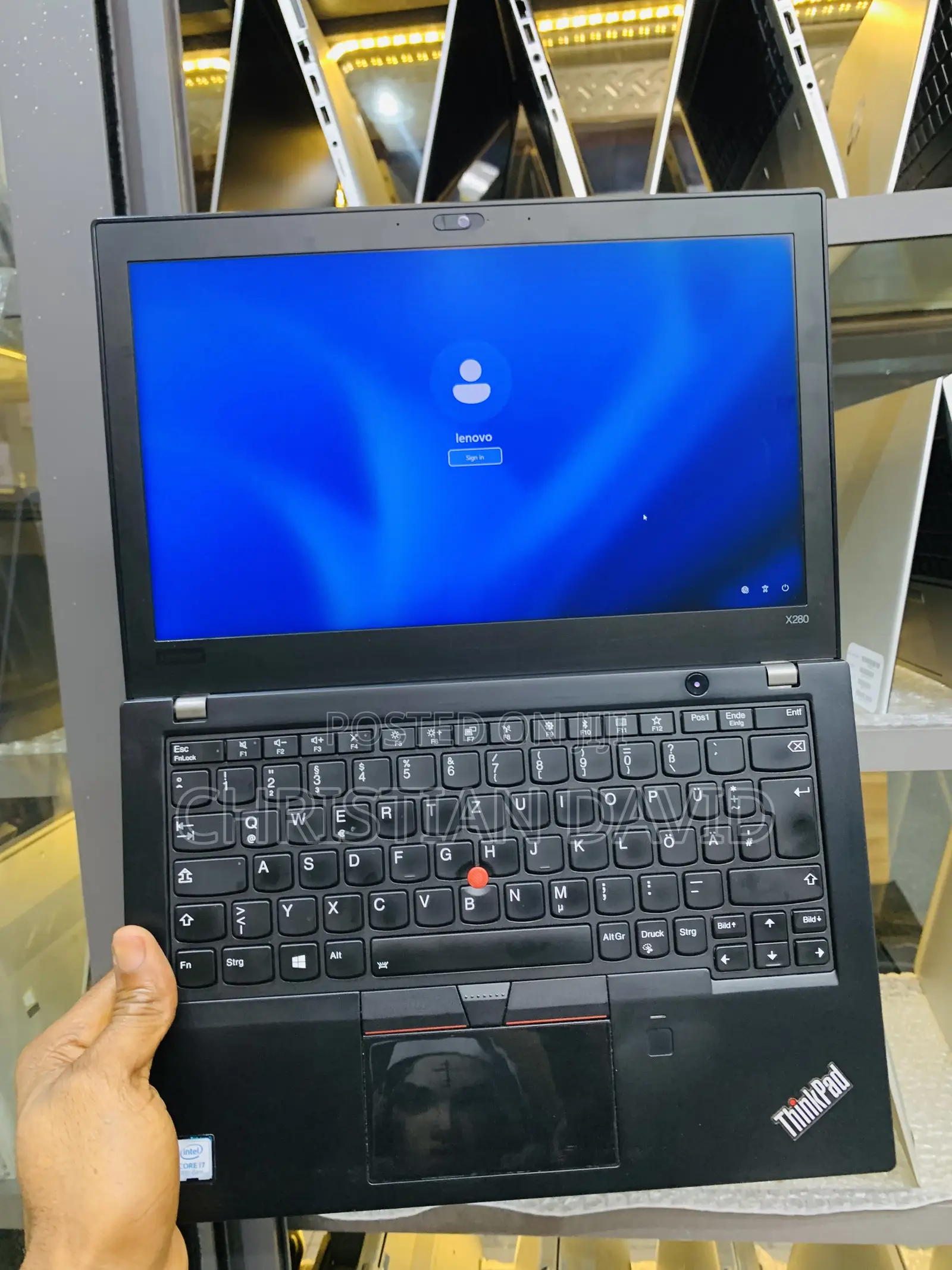 Laptop Lenovo ThinkPad X280 16GB Intel Core i7 SSD 256GB