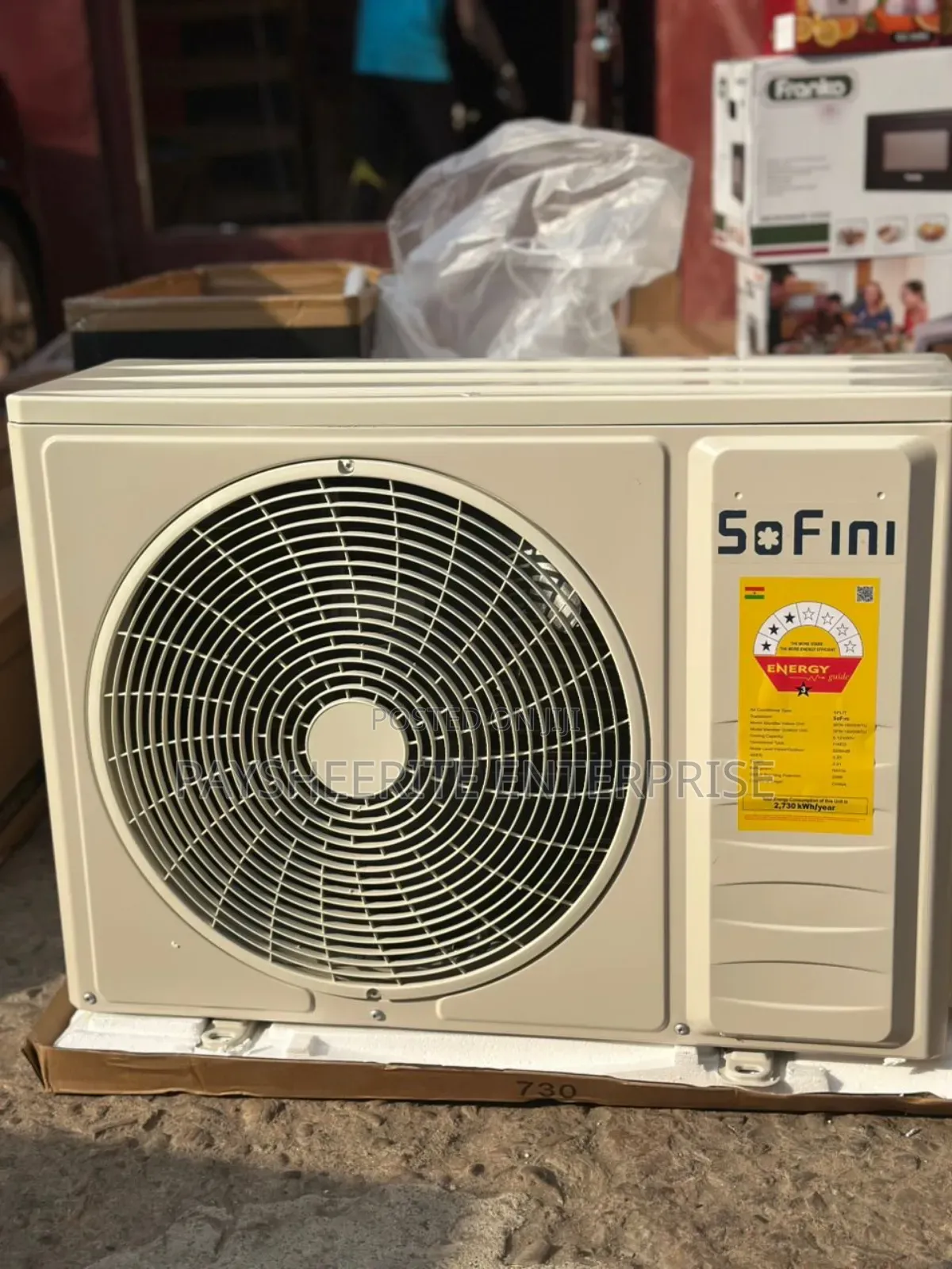 Sofini Air Conditioner 1.5hp 2,700