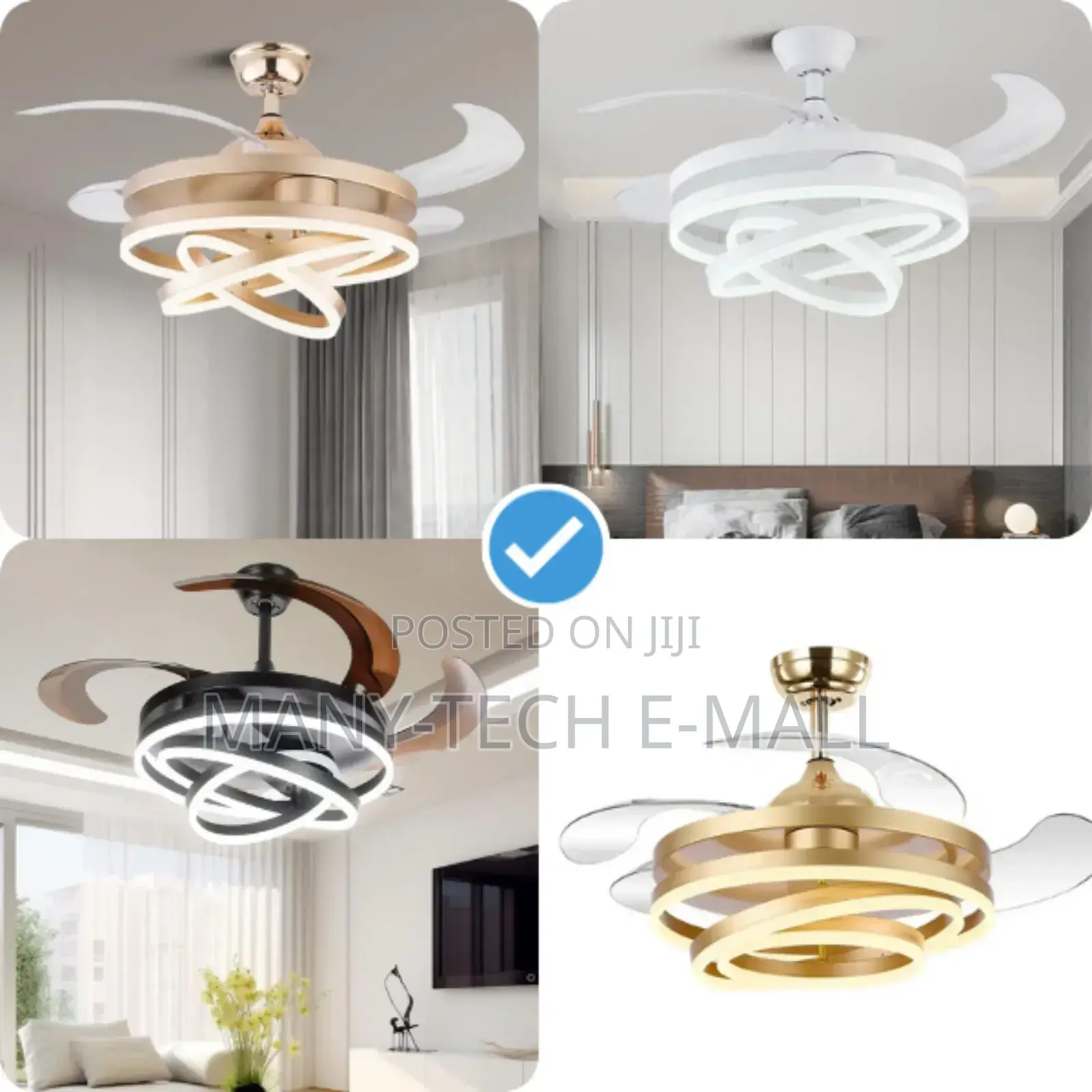 Fan With Light (Ring Design)
