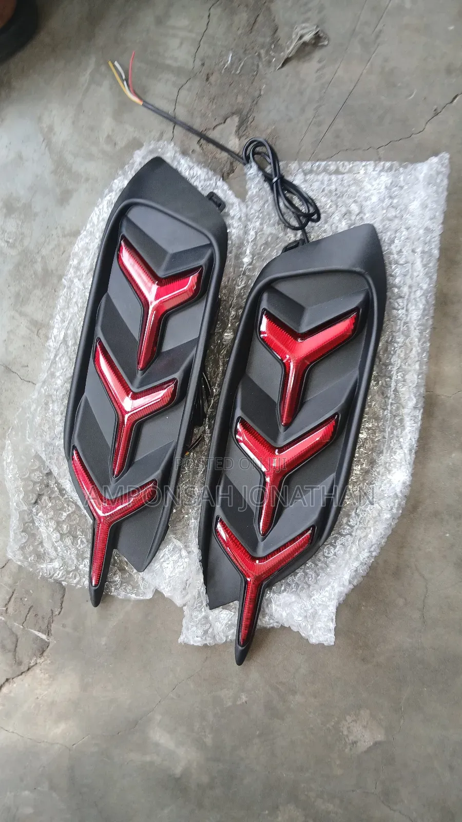 Civic 2018 Back Bumper Speck Reflectors