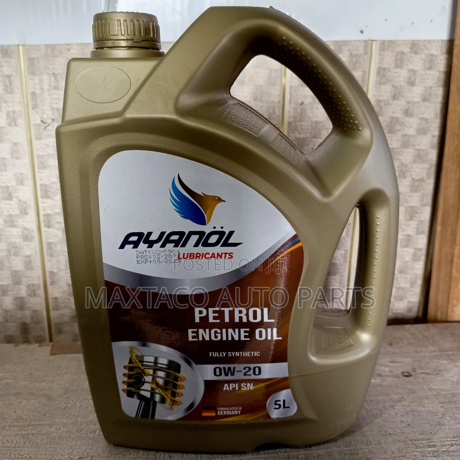 Ayanol 0w-20 Petrol Engine Oil 4l