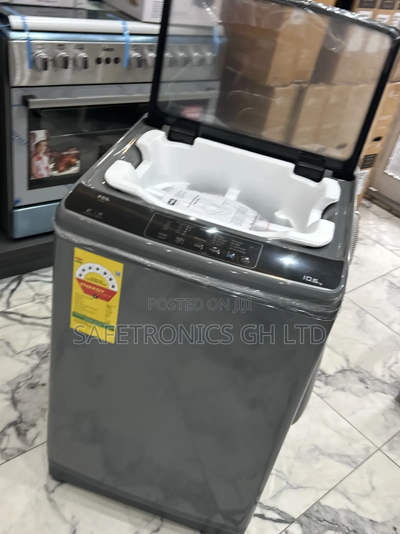 Long Lasting Full Automatic 11kg TCL Grey Best Washer