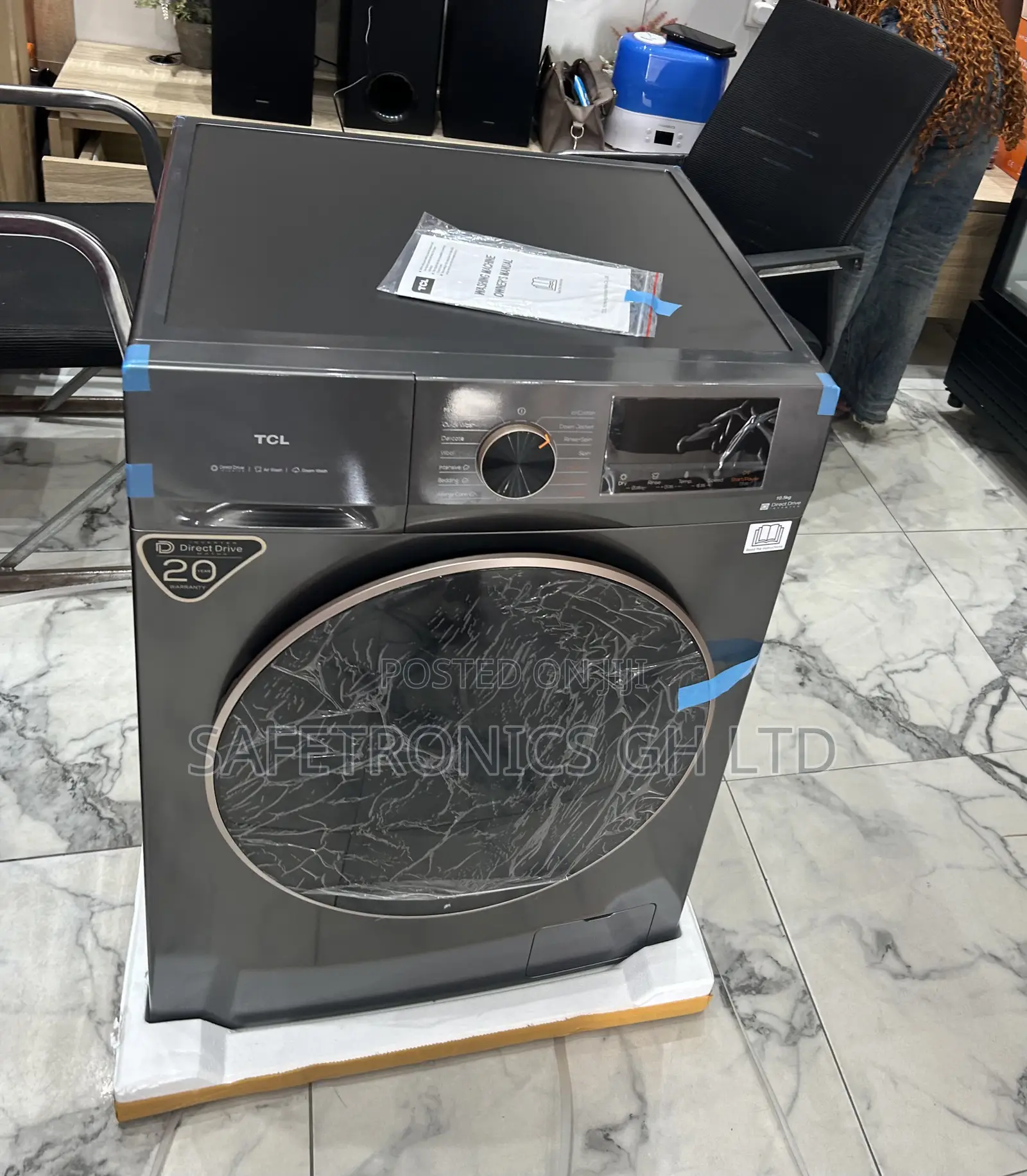 High Quality TCL Frontload Fully Automatic Grey Washer
