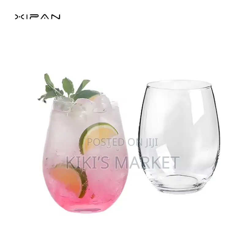 Stemless Wine/Cocktail Glass 500ml 3pcs