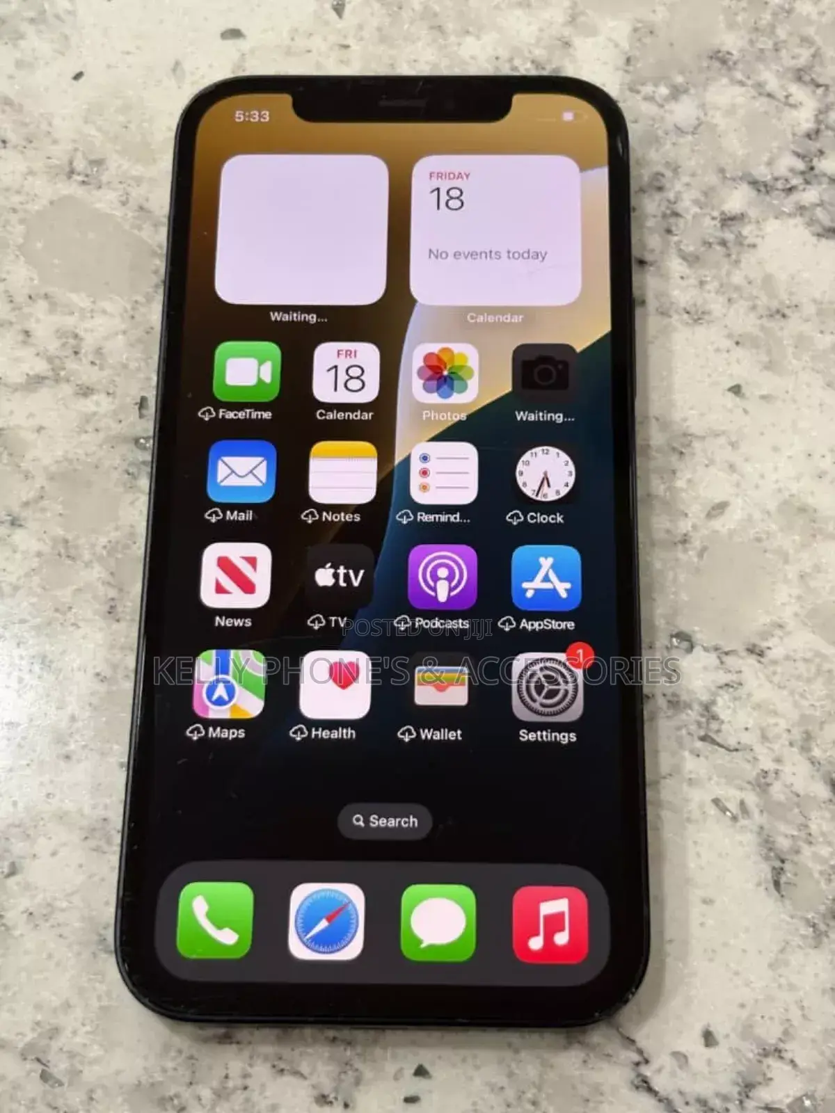 New Apple iPhone 12 128 GB Black