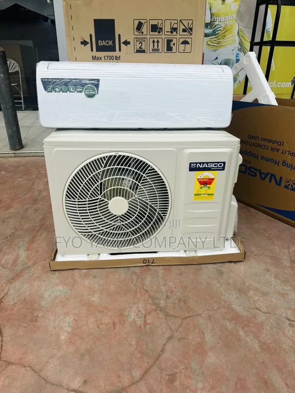 Faster and Wider Cooling Nasco 1.5hp R410 Split Air Conditioner |