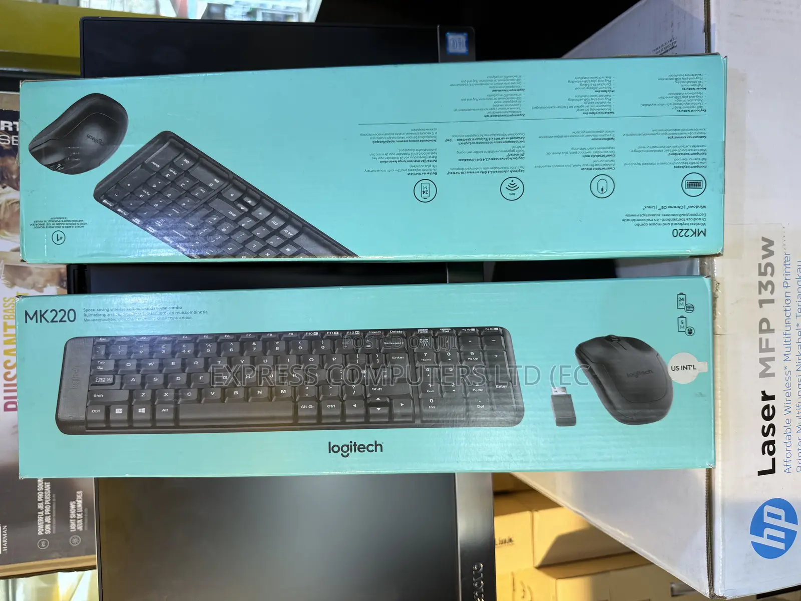Logitech Mk220 Wireless Keyboard and Mouse Combo Original From Uk 