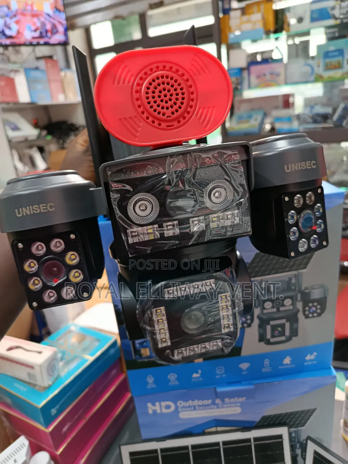 Outdoor Solar Camera 4 Lens