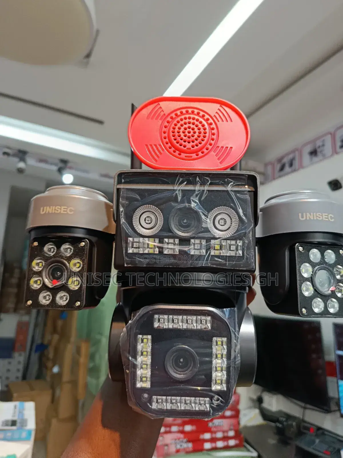 4G 4 Lens Solar Camera