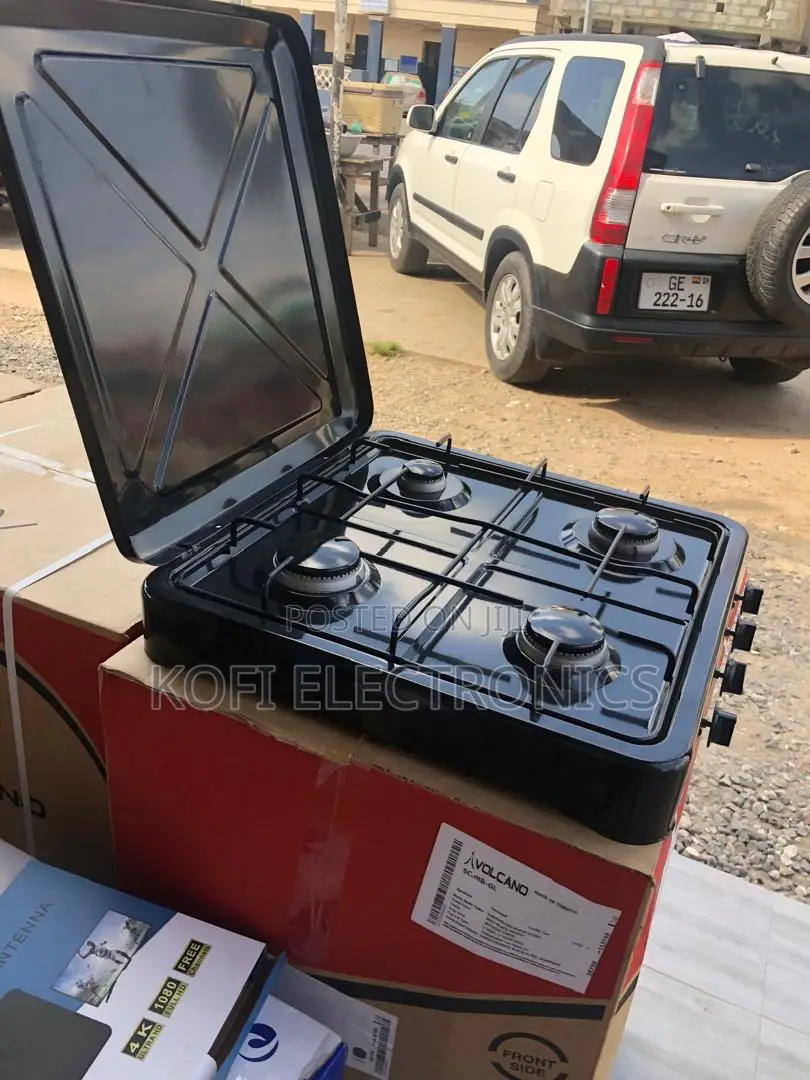 Compact 4 Burner Gas Cooker Energy Efficient Stylish