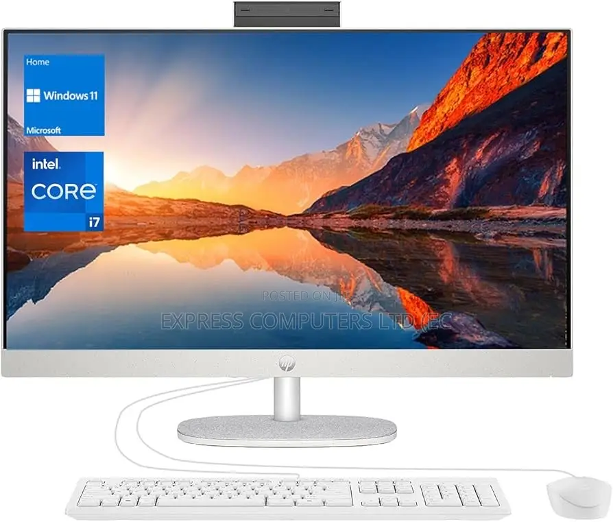 New Desktop Computer HP AiO 27 32GB Intel Core i7 SSD 1T