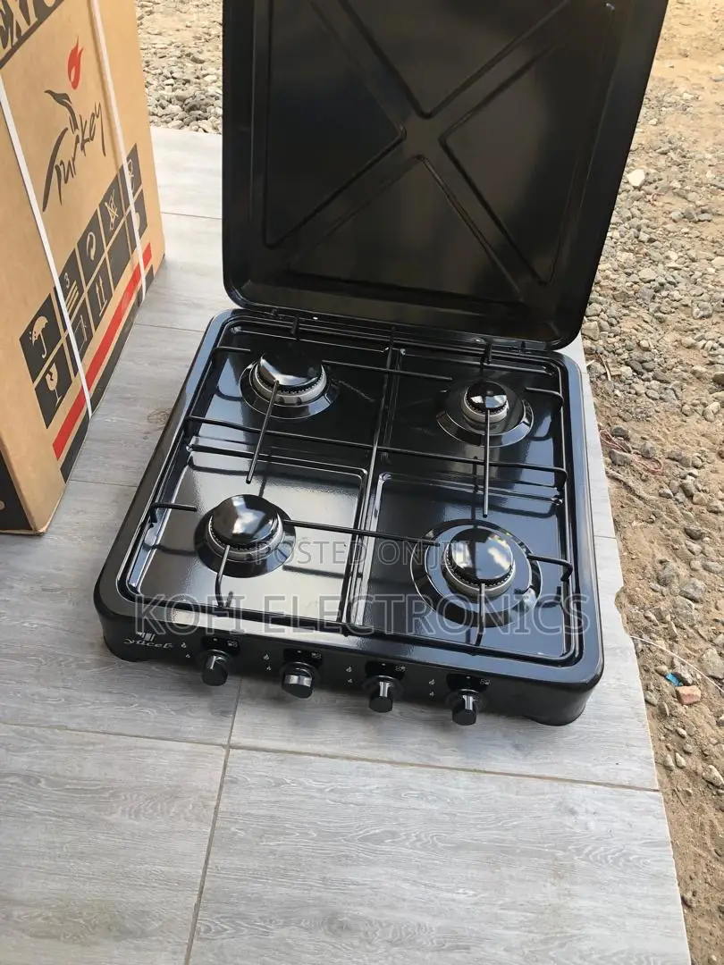 Smart Flame Control 4-Burner Gas Cooker Sleek Reliable