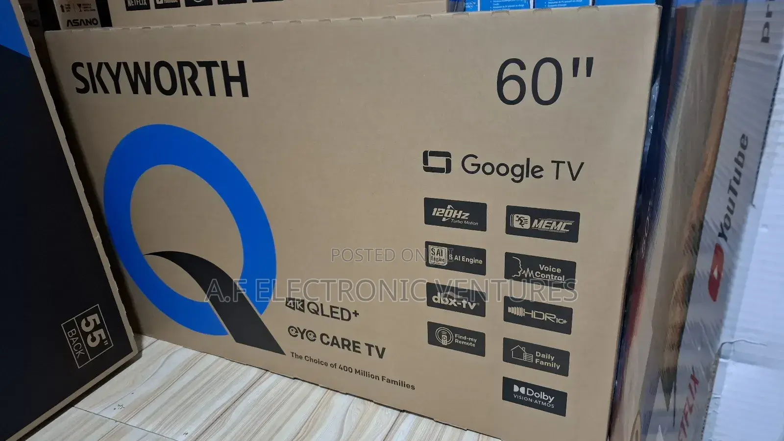 Skyworth 60-Inch Uhd Qled Google Tv