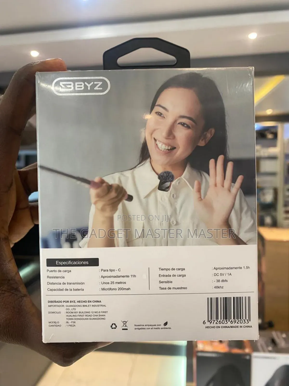 Byz Bl- F36 Wireless Microphone