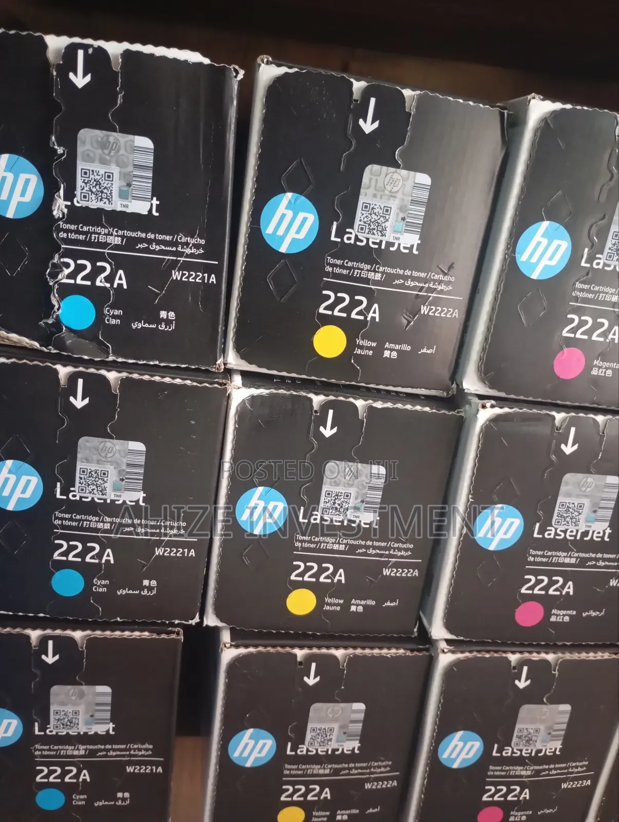 Hp 222a Toner Colours