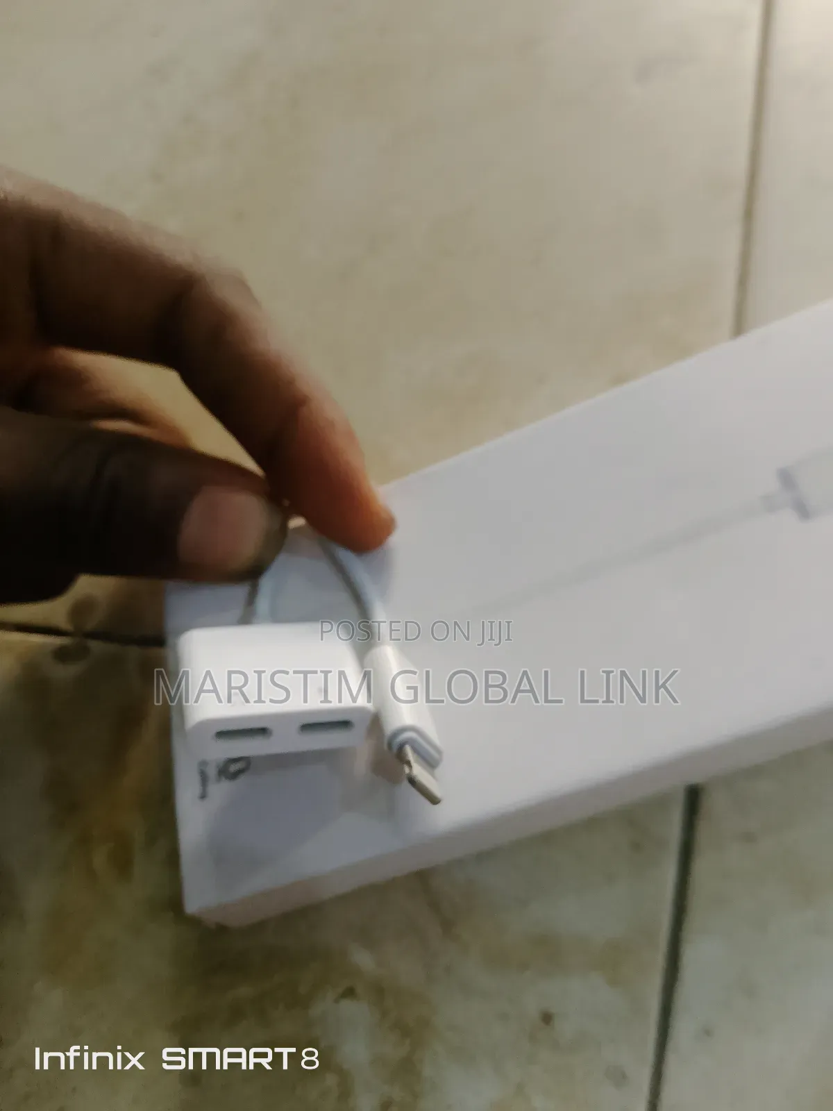 Dual Lightning Audio and Charge Adapter