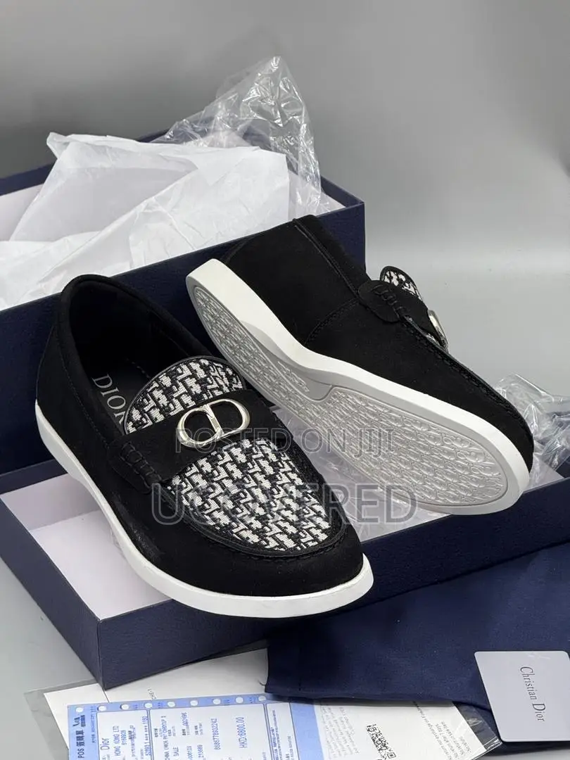 Dior Men’S Suede Loafers Sneakers