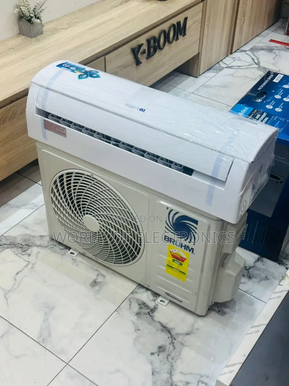 Classy "Bruhm 1.5hp Air Conditioner With Fast Cooling"
