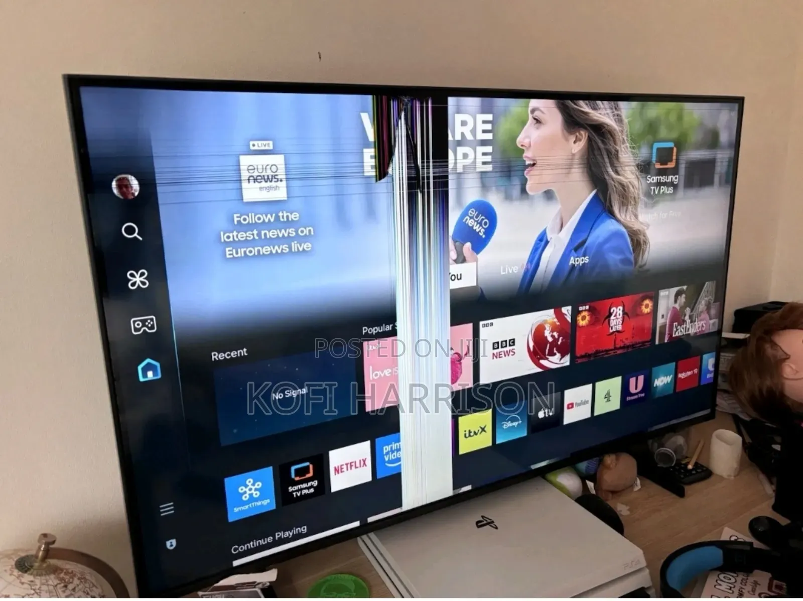 Samsung 43 Inch Ue43du7100 (Faulty Screen)