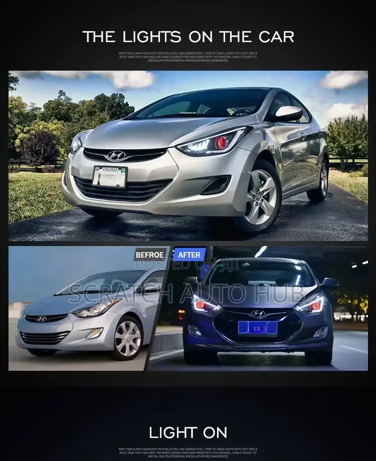 Elantra Spec Headlight