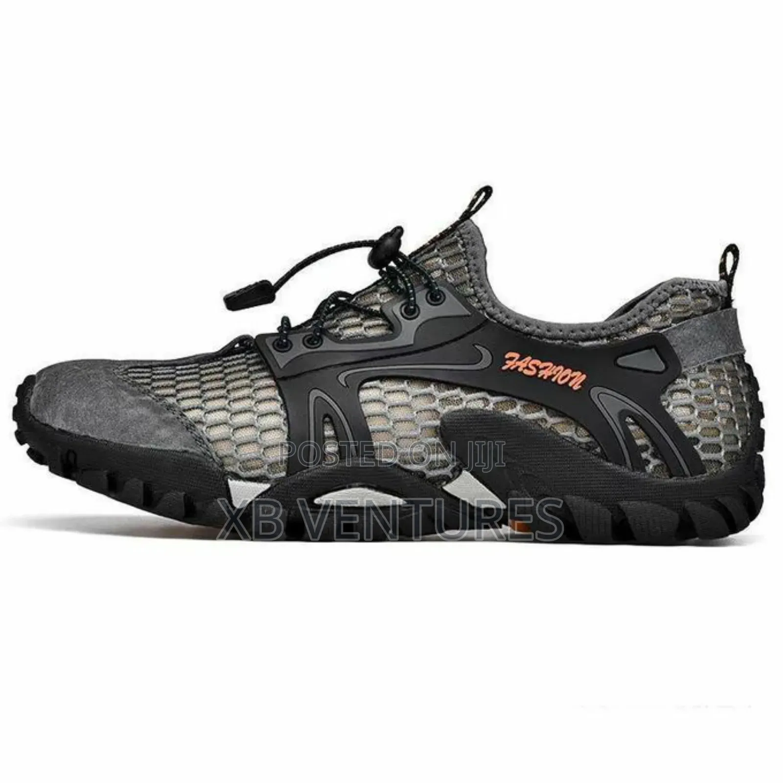 Leisure Trendy Hiking Mesh Shoes Black/Grey