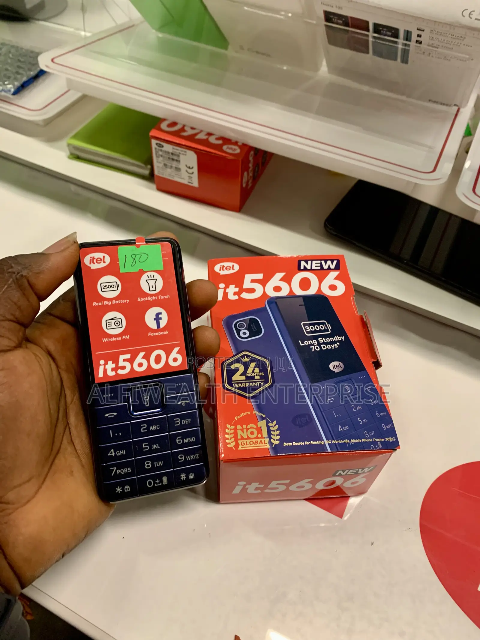 New Itel it5606 Black