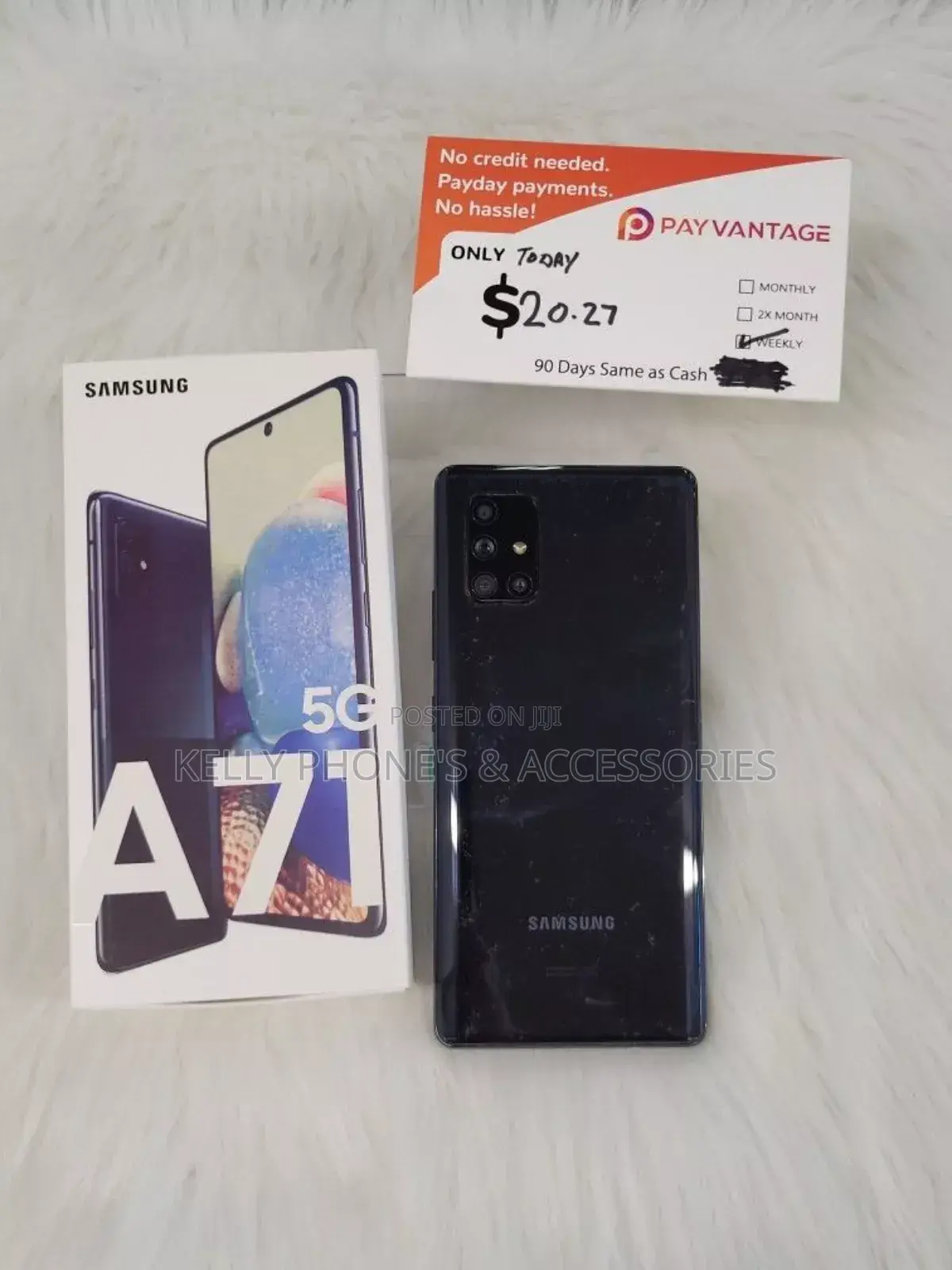 New Samsung Galaxy A71 128 GB Black