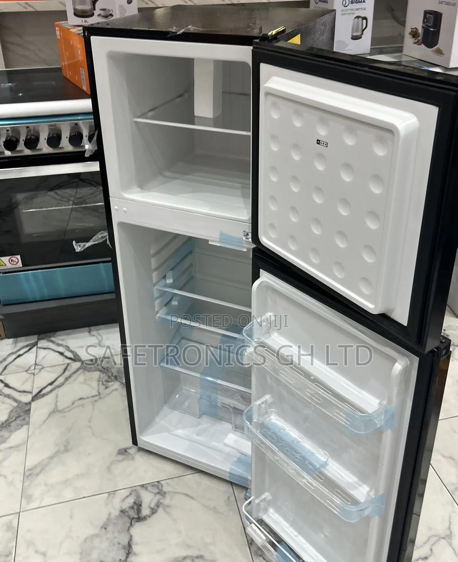 Excellent Pearl Mirror Finish Black 136l Pf-216tbg Fridge