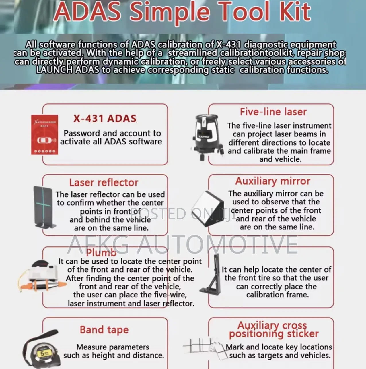 Launch X-431 Adas Kits