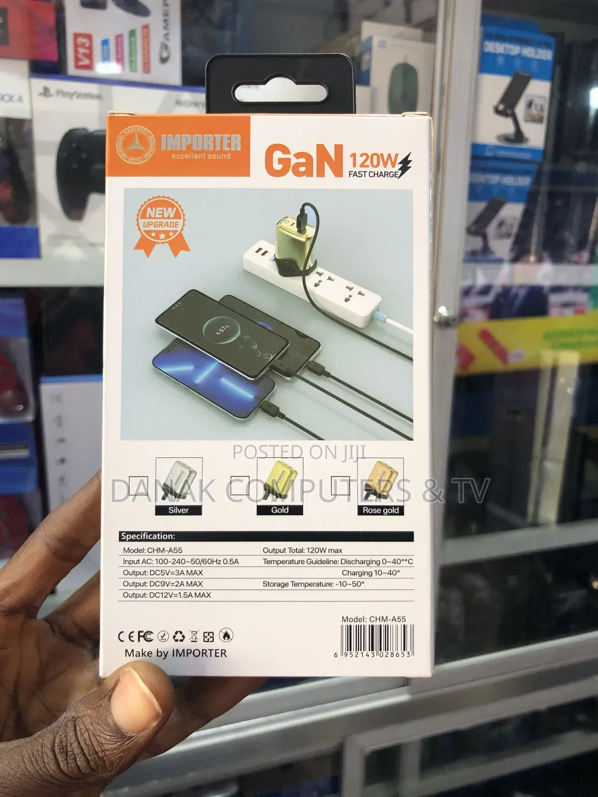 Importer Gan 120w Fast Charger