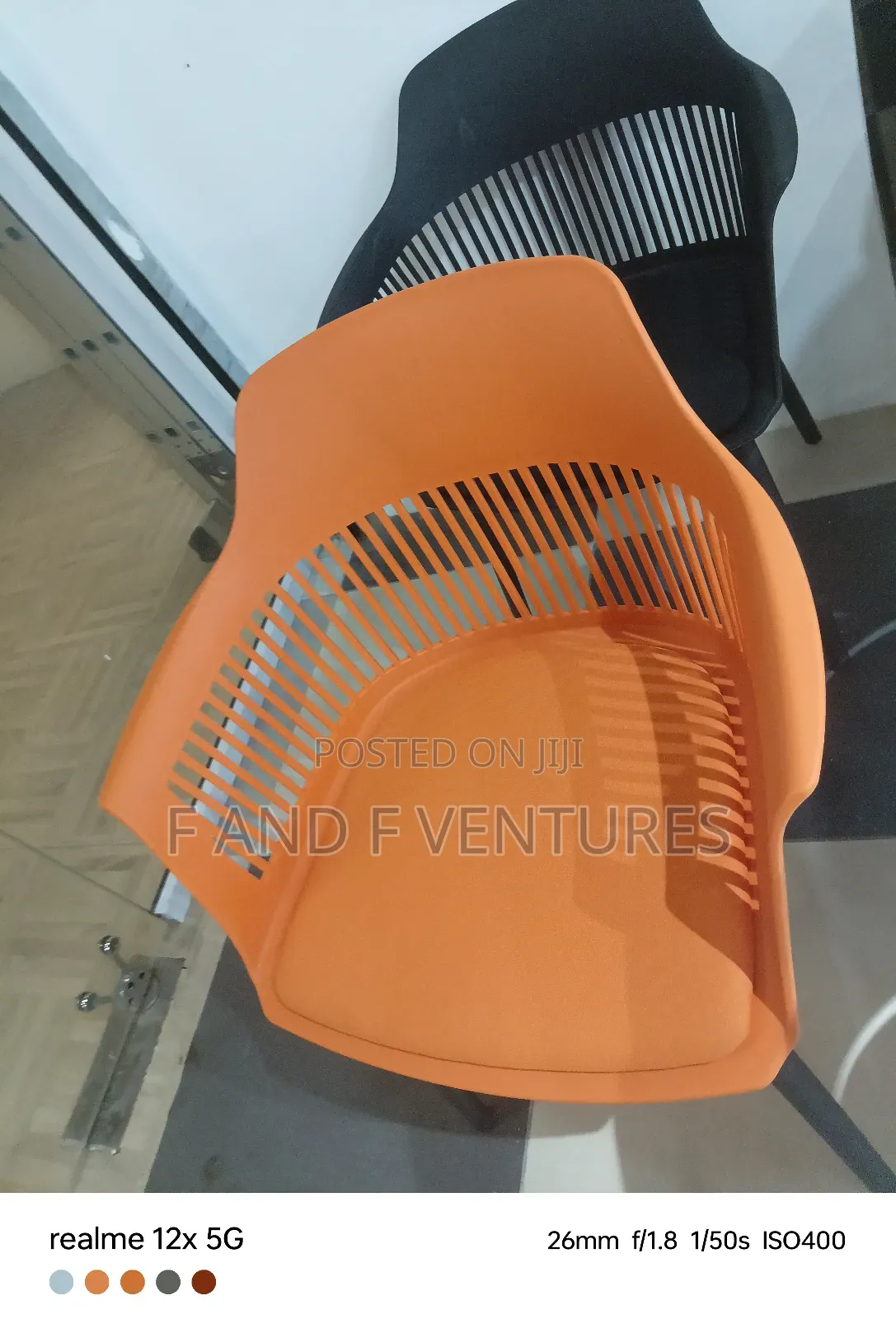 Orange Arms Chairs
