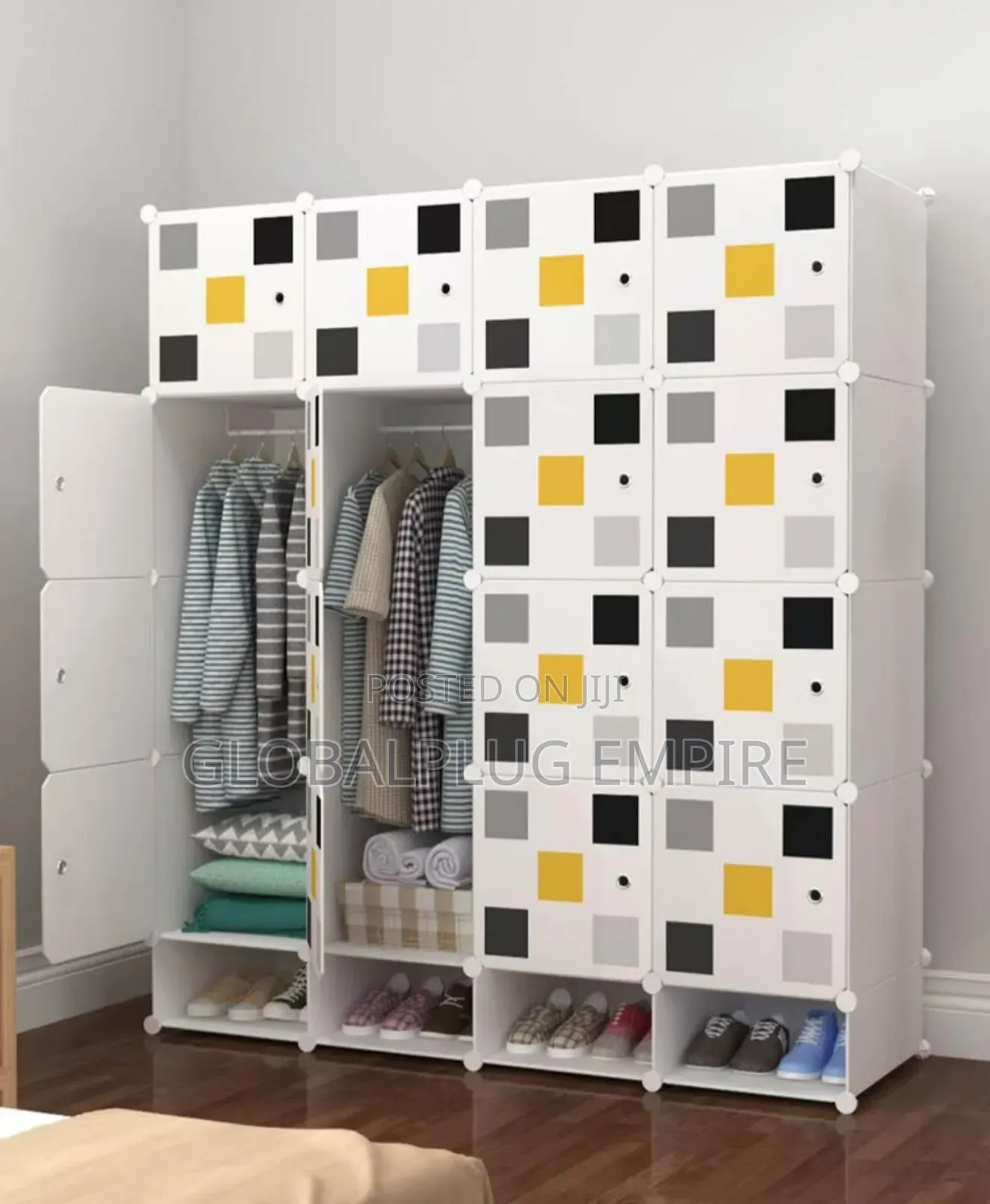 Cubes Modular Wardrobe, the Smart Storage Solution for Every Home.