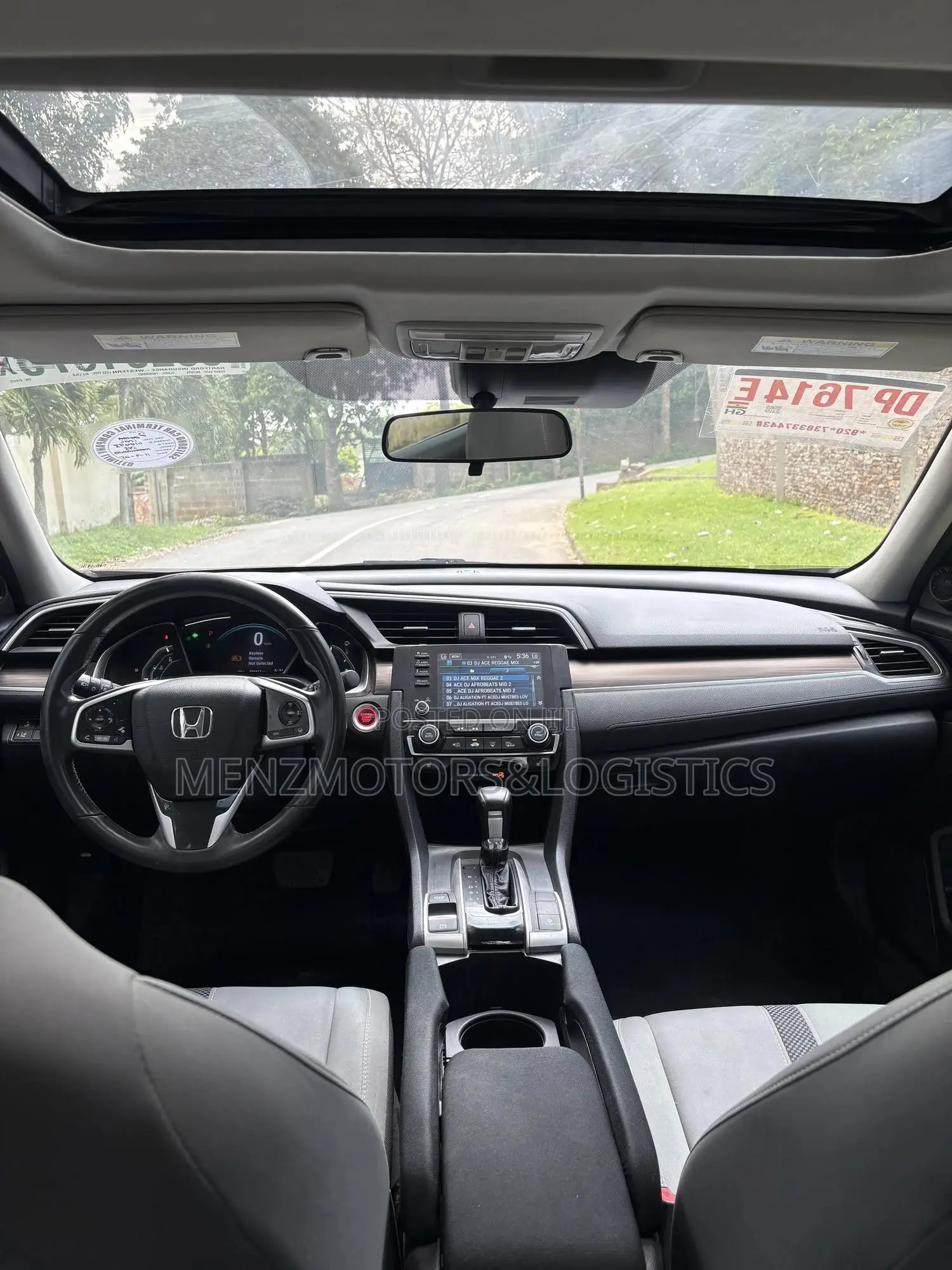 Honda Civic EX-L Sedan 2019 Black
