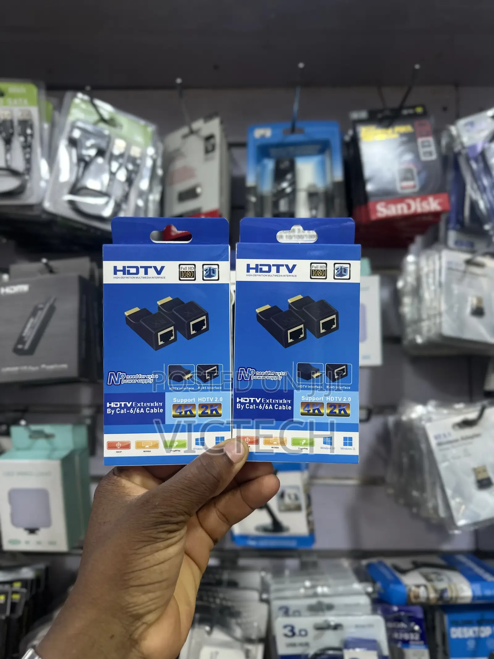 HDTV Hdmi Extender Over Ethernet (Cat6/Cat6a) Full Hd Supported